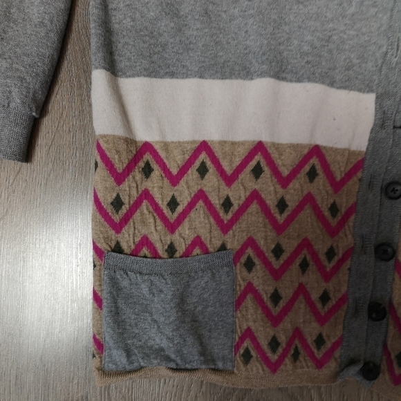 00s Vintage Striped Yigal Azrouel Cashmere Cardigan | theStyleMinr.com - Picture 2 of 5